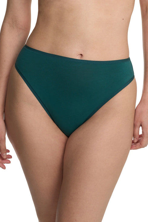 Natori Bliss Bare Cotton High Cut Brief 3-pack